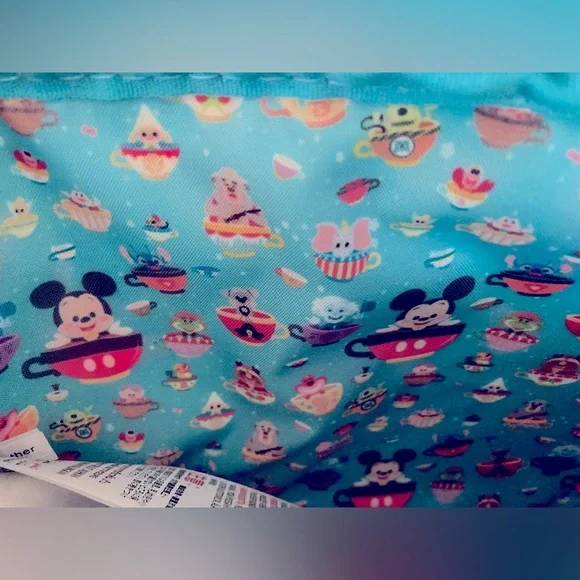 Disney 50th Anniversary characters in teacups crossbody handbag - Picture 10 of 10